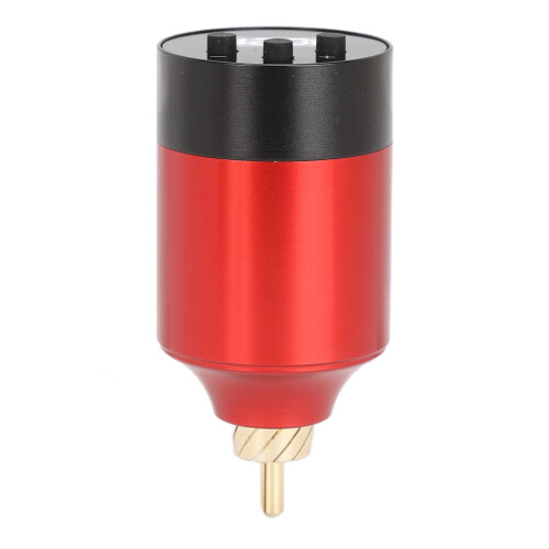 (Red) Tätowierbatterie 1400mAh Einstellbare Spannung RCA 1
