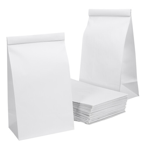 25Pcs Engångs Barf Påsar För Sjösjuka Emesis Flygplan (Vita)