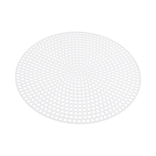 20Pcs Korsstygn Plastnätplatta 3D Vit 11,5 Cm