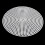 20Pcs Korsstygn Plastnätplatta 3D Vit 11,5 Cm 9