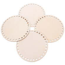 4St Väska Diy Formningsbas Med Hål 15Cm