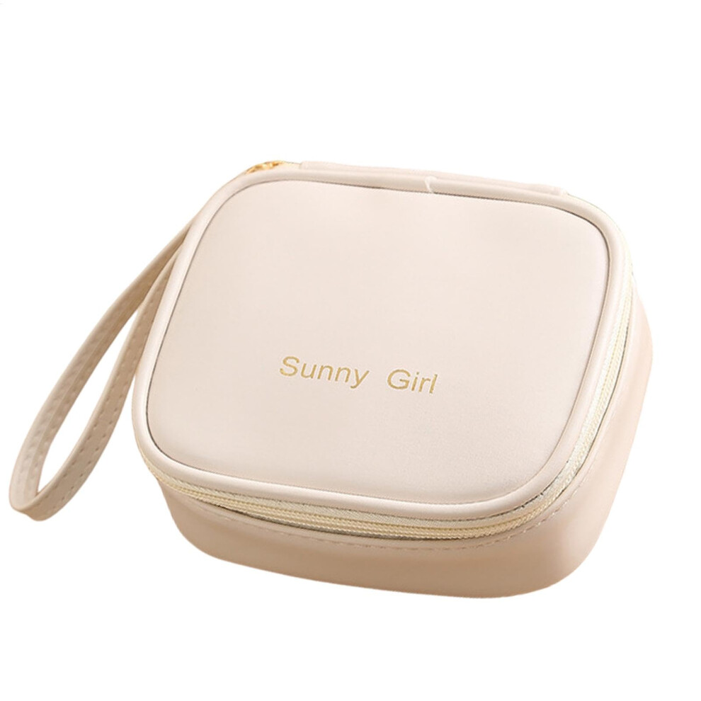 Sanitary Pad Storage Bag | Period Pad Zipper Bag | PU Leather Menstrual Organizer, Tampon And Pad Bag, Teen Bag