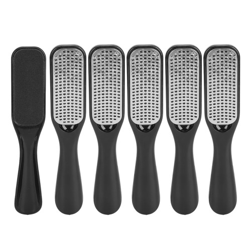 6pcs Dual Sided Stainless Steel Foot File