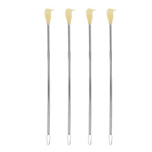 4x Verlängerbarer Rückenkratzer Edelstahl