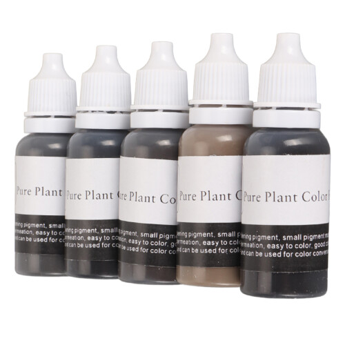 5x 15ml Tattoo Ink Set High Concentration Microblading Pigmente 2