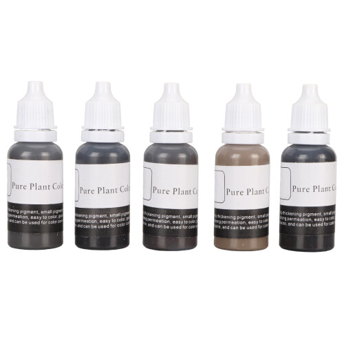 5x 15ml Tattoo Ink Set High Concentration Microblading Pigmente 1