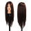 Frisierpuppe mit echtem Haar, Braun, Klemmhalterung 4