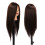 Frisierpuppe mit echtem Haar, Braun, Klemmhalterung 3