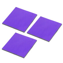 3Pcs Koboltglas Ljusreaktions Tillbehör Glasplatta