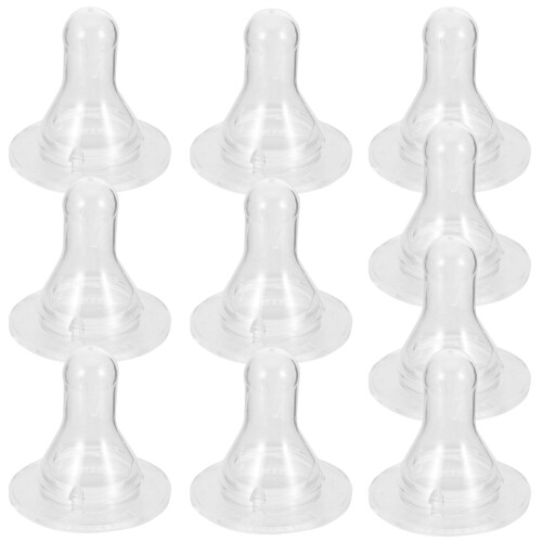 10St Lamm Dryck Nippel Silicone Kalv Mata Nippel