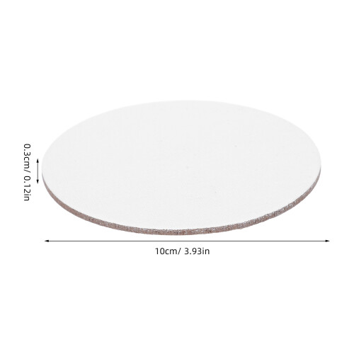 8St 10Cm Canvas Ritbräda Premium Målning Bräda Skissblock (Vit) 1
