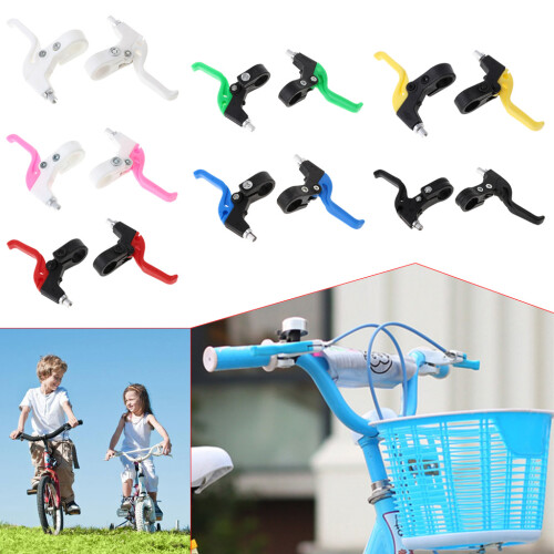 Smooth Braking Bicycles Brake Handle for Childrens-Pink 2