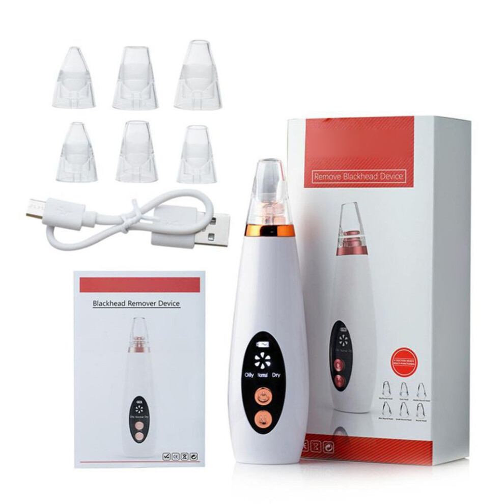 White Blackhead Vacuum Cleaner Suction Pore Cleaner