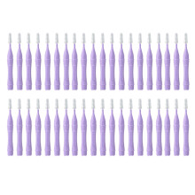 40x Interdentalbürsten zur Kariesprävention, lila