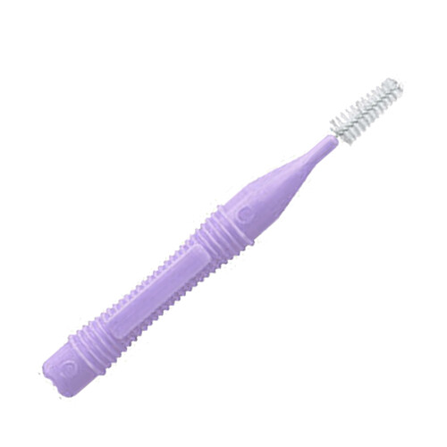 40x Interdentalbürsten zur Kariesprävention, lila 1