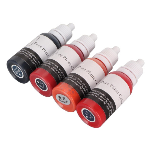 4 Farben Microblading-Pigmenttinte, hochsättigend, 60ml 2