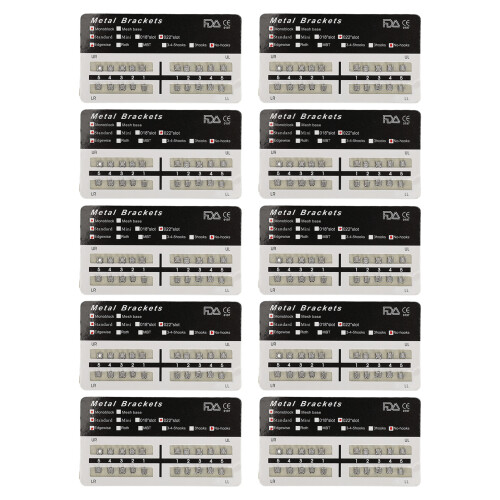 200Stk Zahnspangen-Monoblock 022er Slot 1