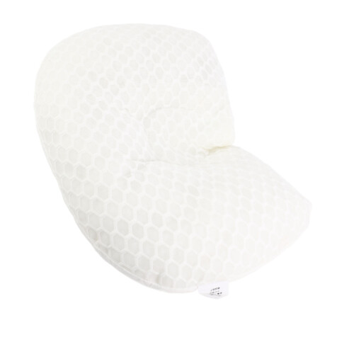 (White) Toddler Dual-Sided Pearl Cotton Pillow 1