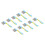 10pcs Lice Comb Stainless Steel Fine Teeth Long Handle 5