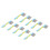 10pcs Lice Comb Stainless Steel Fine Teeth Long Handle 4
