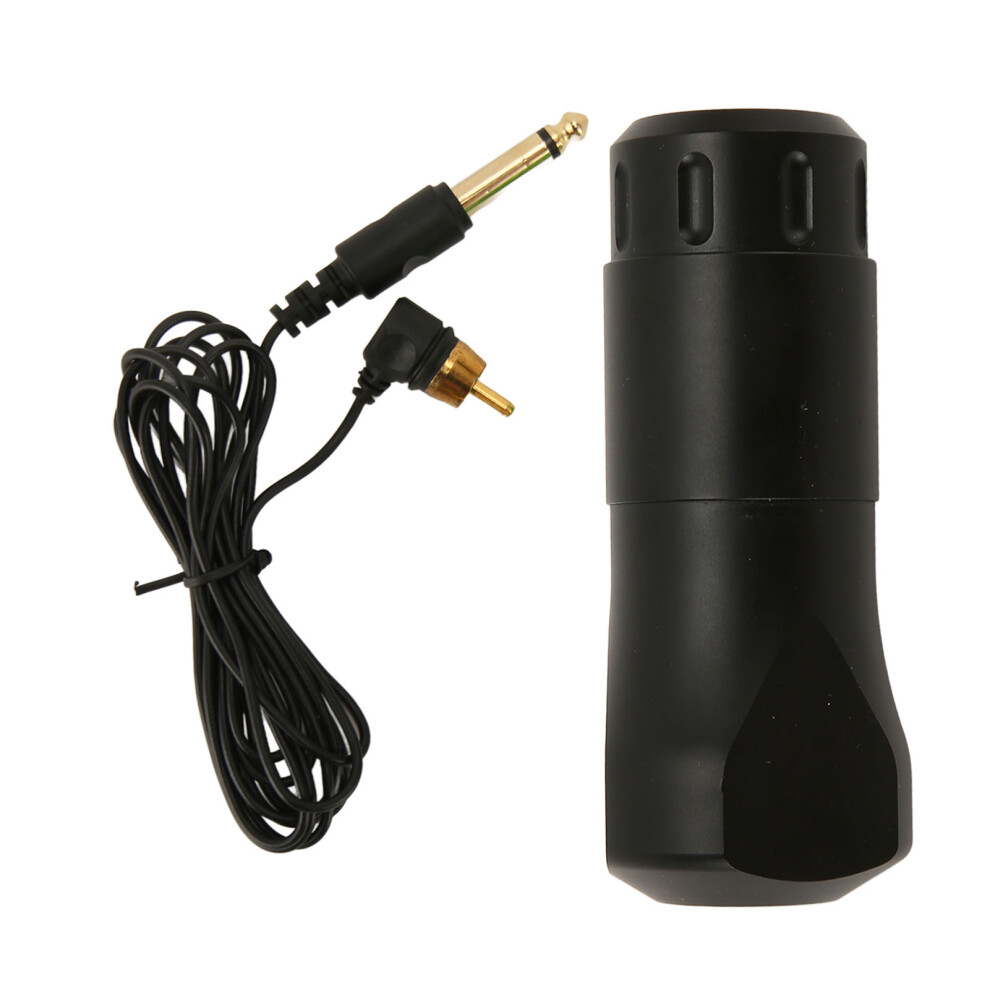 Black (Black) Rotary Tattoo Cartridge Short Pen Rca Clip Cord Liner Shader