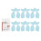 6 Maschere Collagene Anti-Rughe Guance Fronte 1