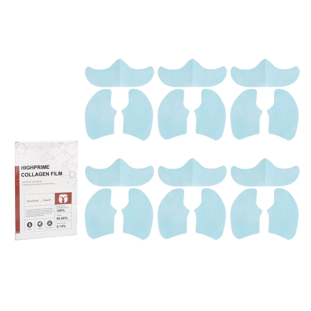 6 Set Collagen Mask Cheek Forehead Wrinkle Removal Firming