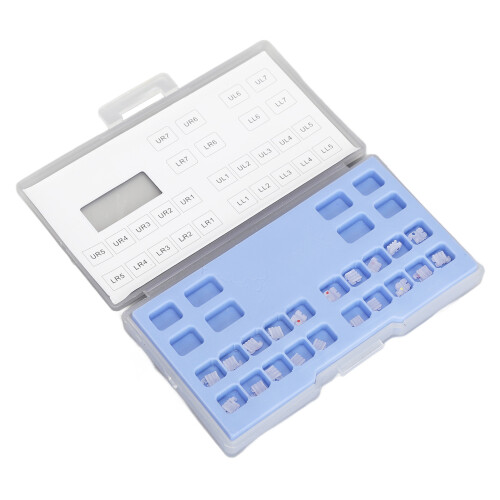 20x Dental Ceramic Roth Bracket 0.022in 345 Hooks Clear 2