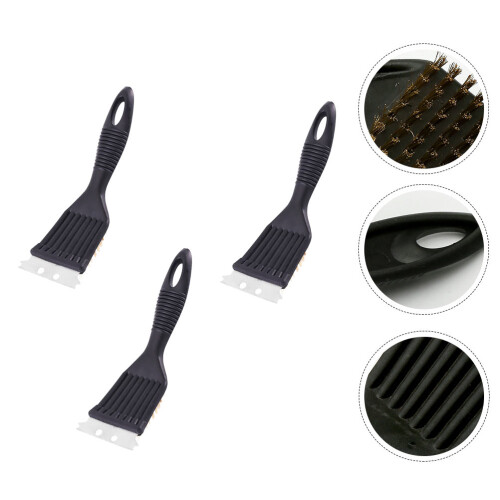 3Pcs Koppartråd Borste För Bbq Grill Rengöring 2
