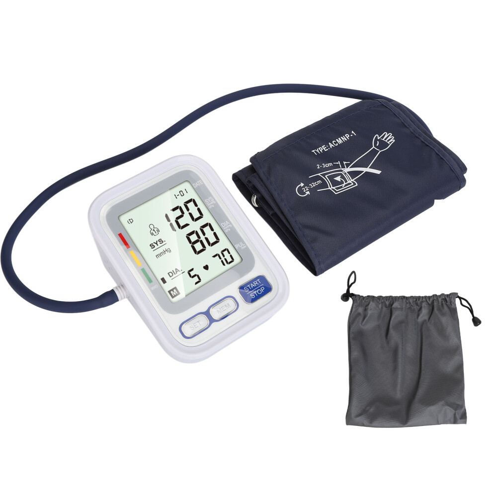 (Voice) Electronic Wrist Sphygmomanometer Large Screen Auto BP Monitor Voice
