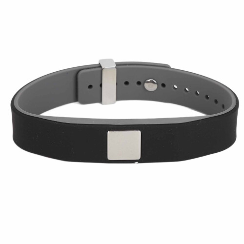 (Black) Anti-fatigue anti-static silicone wristband khaki