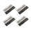 200x Dental Brackets Highly Polished Metal Teeth Black White 5