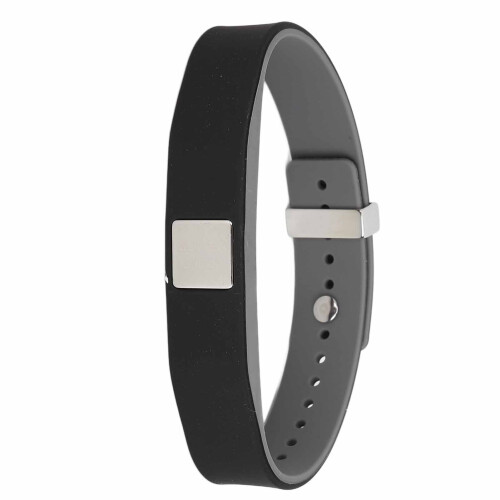 (Black) Anti-fatigue anti-static silicone wristband khaki 2