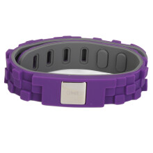 (Purple) Verstellbares Antistatik-Silikon-Armband mit negativen Ionen Lila