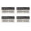 200x Dental Brackets Highly Polished Metal Teeth Black White 2