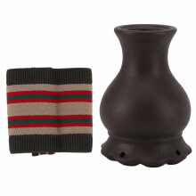 Moxibustion Cup Purple Sand Moxa Holder with Cloth Bag