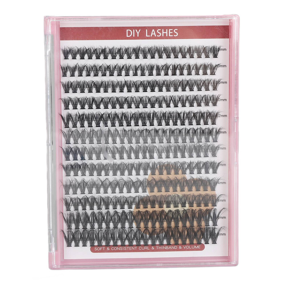 (40D) 240 Clusters 10-16mm Soft Dense False Eyelashes 40D