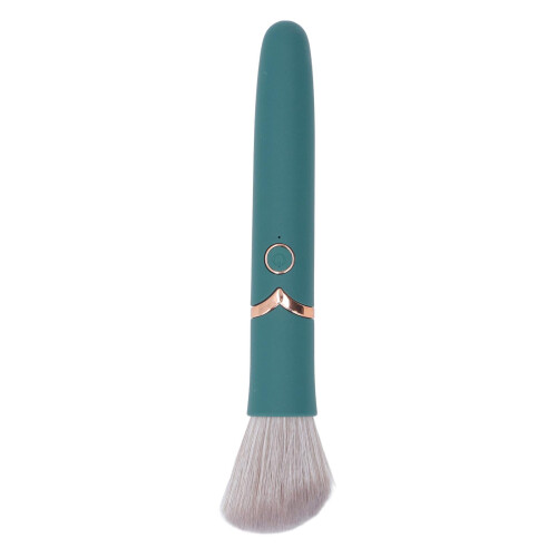 (Green) Pennello Trucco Elettrico 10 Livelli Setole Morbide Marrone