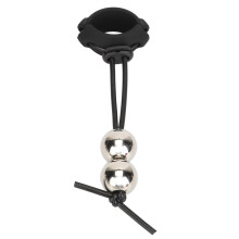 (Two Ball) Silikon-Ring Dehner Mit Edelstahlkugel Zwei Kugeln