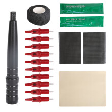 (Red) Tatoagemachine Aluminium 10 Naalden Groen