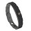 (Black) Negative-Ionen-Armband aus wasserfestem Silikon 1