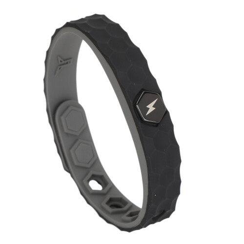 (Black) Negative-Ionen-Armband aus wasserfestem Silikon