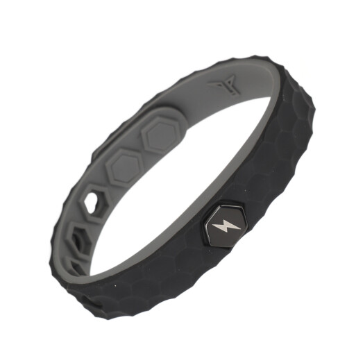 (Black) Negative-Ionen-Armband aus wasserfestem Silikon 2