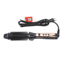 (EU Plug) Faltbarer Lockenstab Keramik Ionen 100-240V US-Stecker