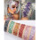 Große Glitzer-Makeup-Palette mit Pailletten für Bühne 3