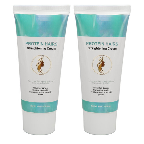 Protein Haarglättungscreme Pflegend 60ml x 2