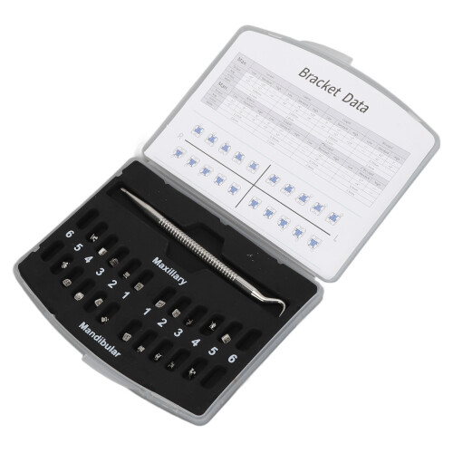 Dental Roth Bracket 0.022in 345 Hooks Self-Ligating + Tool 2