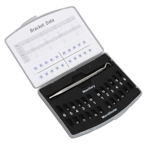 Dental Roth Bracket 0.022in 345 Hooks Self-Ligating + Tool 1