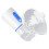 Handheld-Inhalator: 3 Stufen, leise, selbstreinigend, Mesh, Blau 4