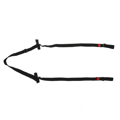 Black Leg Lifting Strap Mobility Tool for Elderly Stroke 1